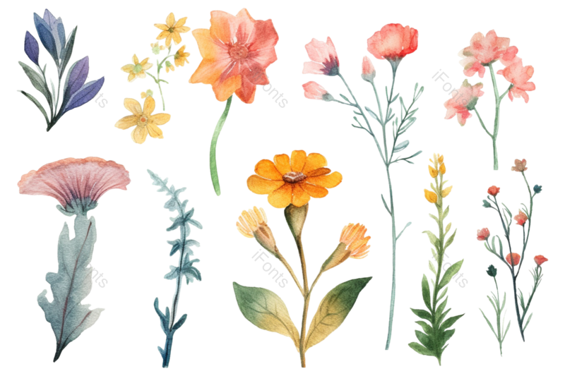 鲜花背景图片,鲜花边框元素,PNG,免抠素材